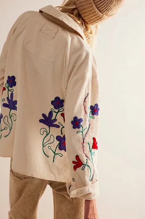 Free People Jackets & Blazers - Free People We The Free Winter Bloom Pullover Jacket Women S Cream Floral $168